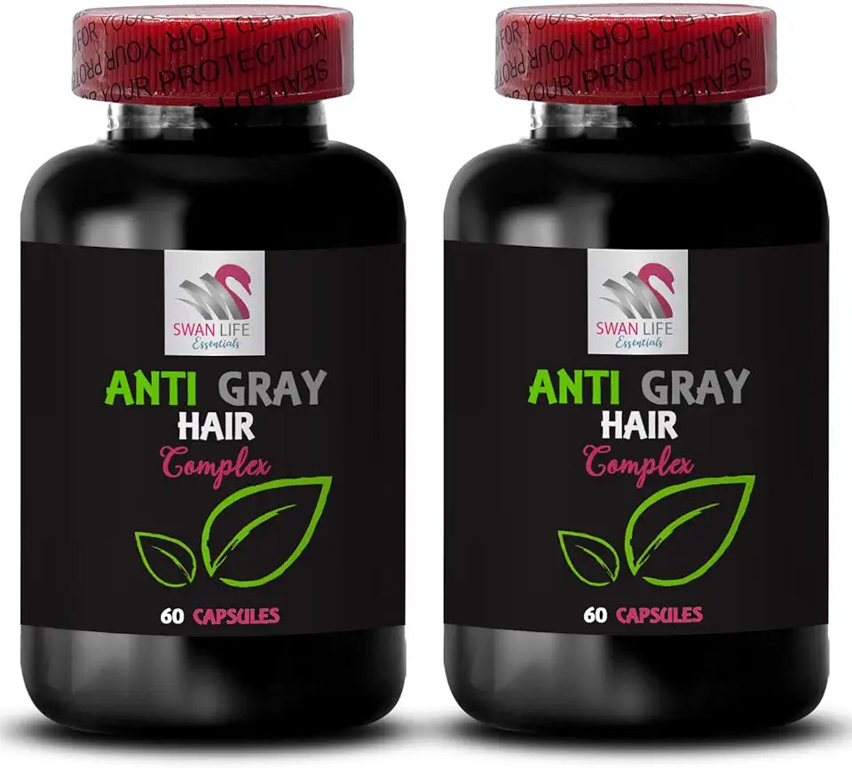Anti Gray Hair Vitamins 3 Bottles 180 Caps L29660
