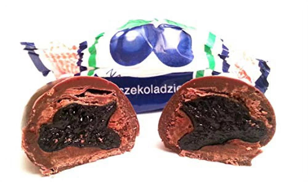 Candied Plums With Cocoa Cream And Chocolate 3 Kg K263489