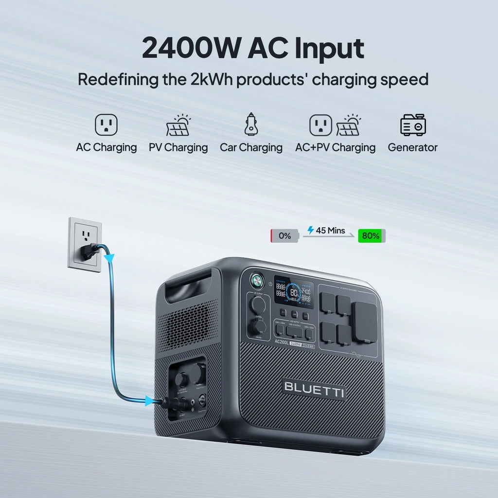 2048Wh 2400W Portable Generator C963