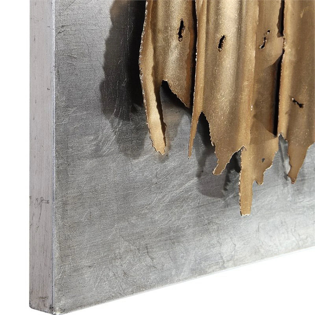 Metal Wall Decor in Antique Gold I95521