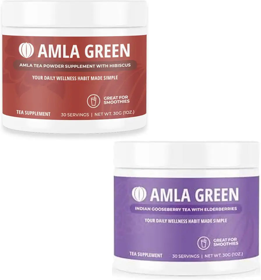Organic Vegan Amla Powder & Green Tea Supplement K674