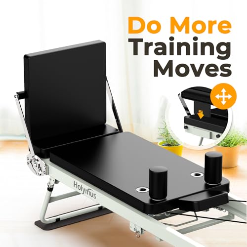 75" Foldable Pilates Reformer Machine with Jump Board M37477