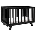 Black 3-in-1 Convertible Crib with Toddler Bed Conversion Kit X56040