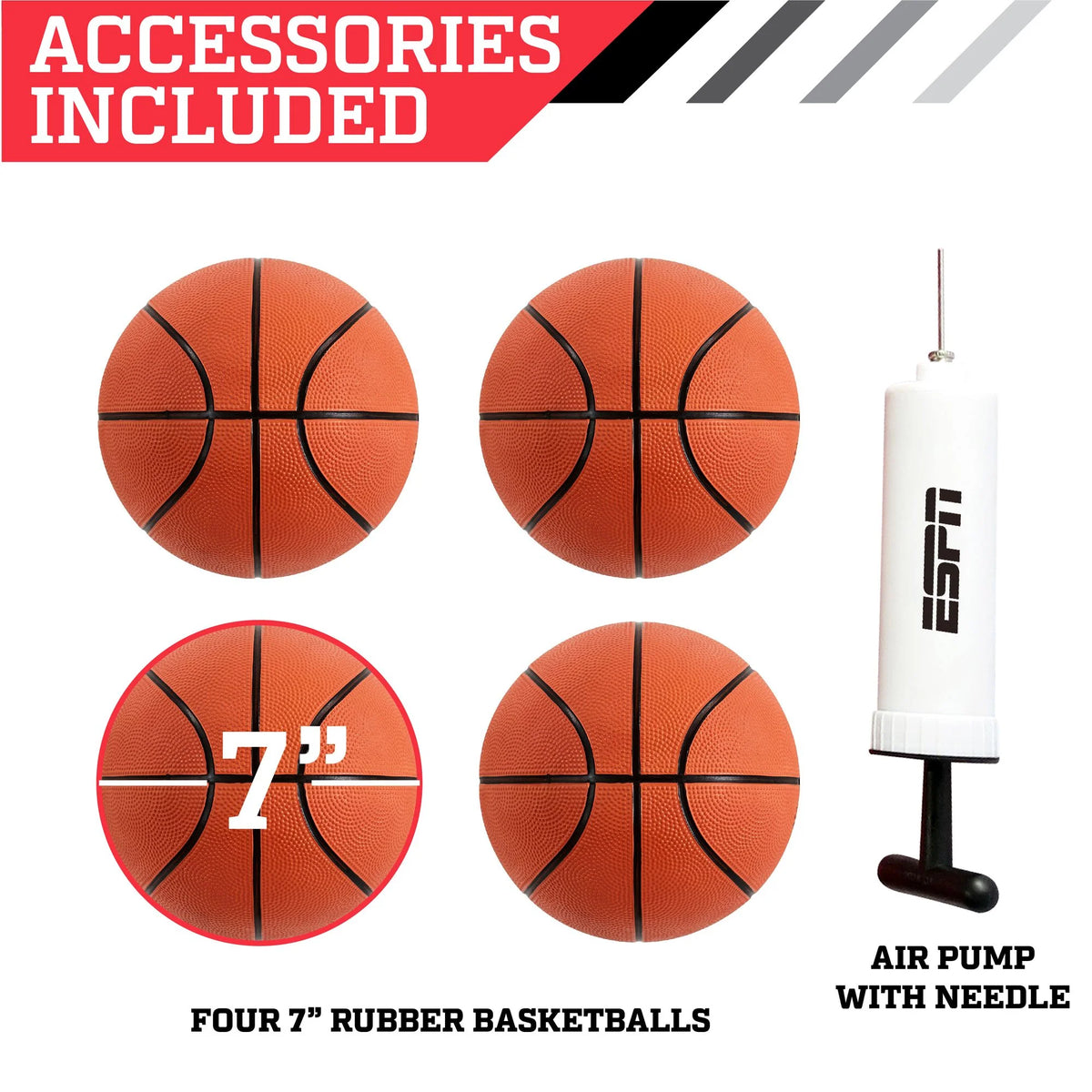 2 Player Fold and Assemble Basketball Game with Polycarbonate Backboard and LED Scoring L705
