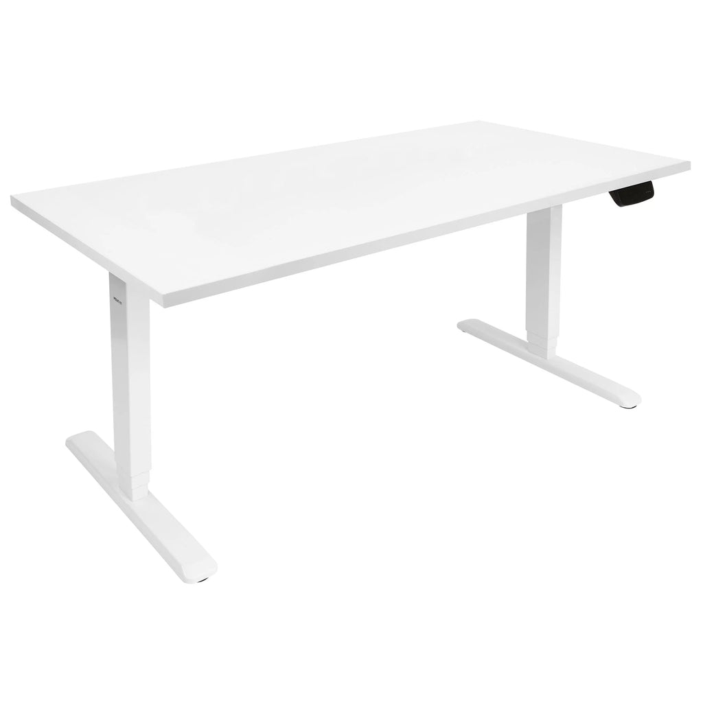Electric Standing Desk Frame with 55" Desktop, White L4718