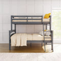 White Convertible Twin-Over-Full Bunk Bed S937010