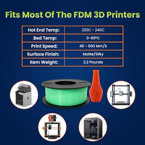 PLA+ 3D Filament 1.75mm 1 kg Midnight Black T2063