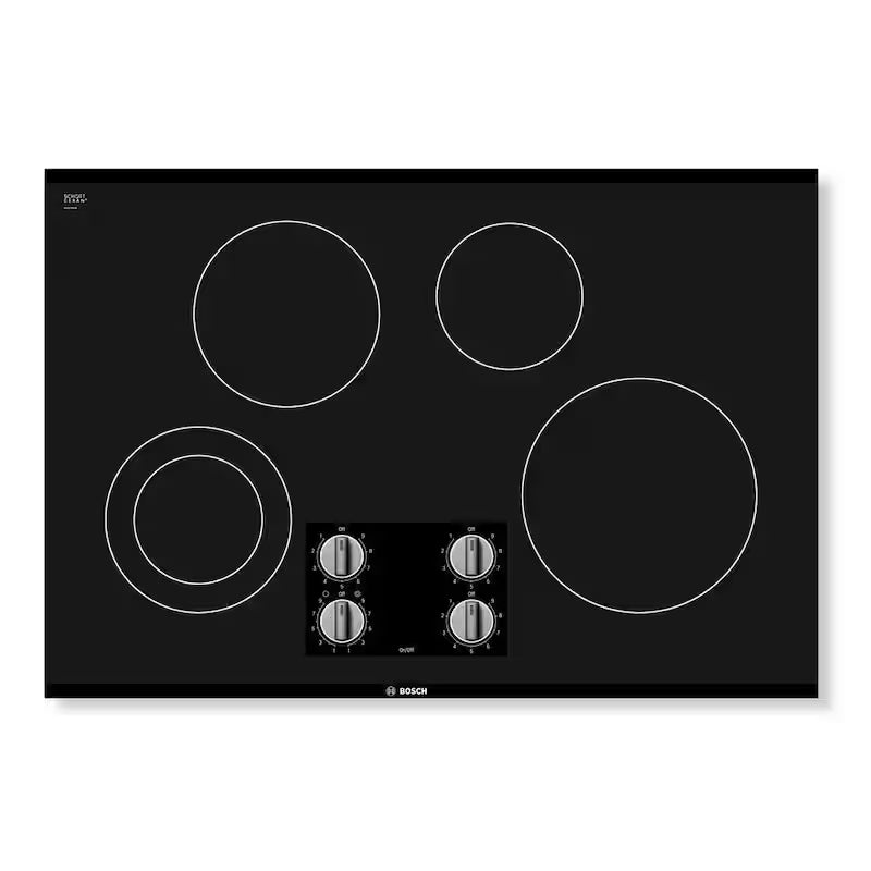 30 in. Black Radiant Electric Cooktop with 4 Elements O24594