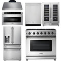 36 Electric Range, Range Hood, Microwave, Refrigerator, Dishwasher, Wine Cooler R54358