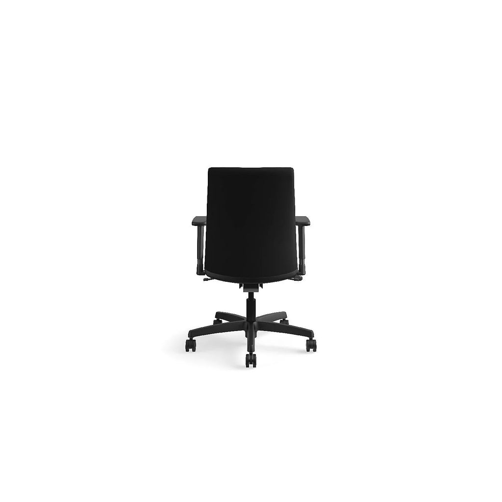 Black Fabric Low-Back Task Chair N407