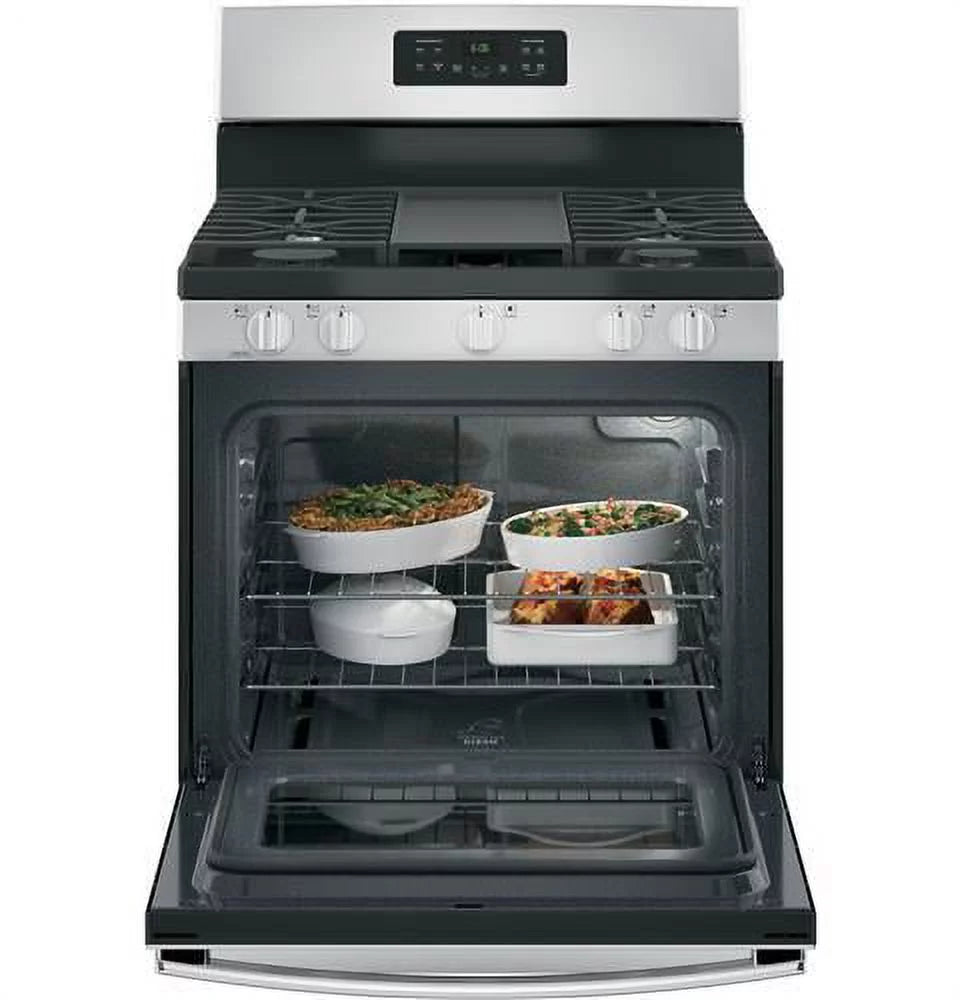 30 Free-Standing Gas Range Stainless Steel V1548