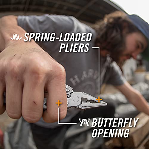 15-in-1 Stainless Steel Multi Tool with Pocket Knife and Pliers T697