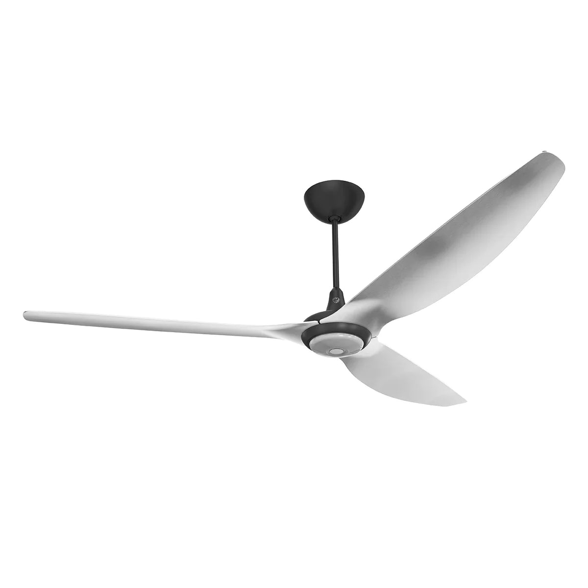 84 Ceiling Fan with Brushed Aluminum Blades and Black Finish I33720