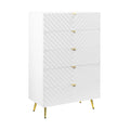 White High Gloss Chest W415