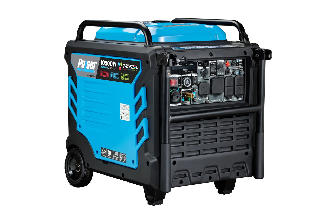10,500-Watt Tri-Fuel Portable Inverter Generator R7029