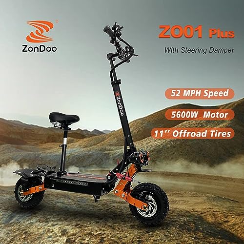 Adjustable Electric Scooter Seat with Shock Absorbers A39377