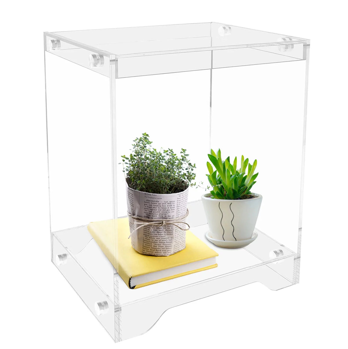 20 inch 2-Tier Acrylic End Table K142424