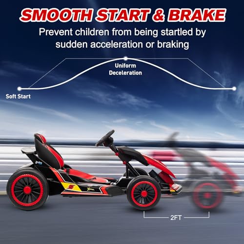 24V Battery Powered Electric Go Kart with Safety Belt L801239