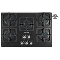 30-in Gas Cooktop with 5 Sealed Burners Tempered Glass U191