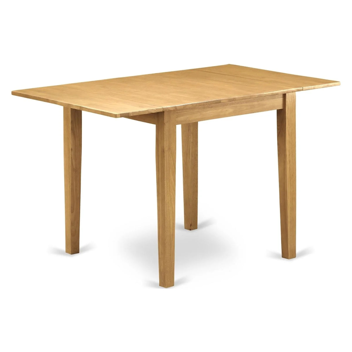 5 Pc Modern Dining Table Set with 4 Chairs Oak Finish O411
