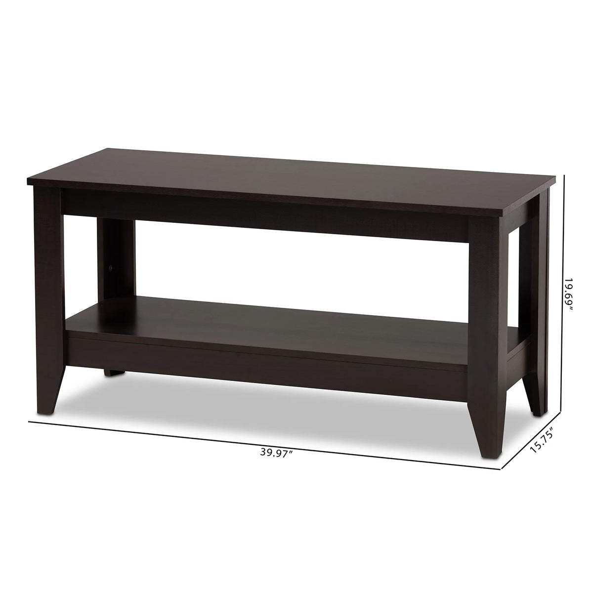 Wenge Finished Wood Coffee Table B284