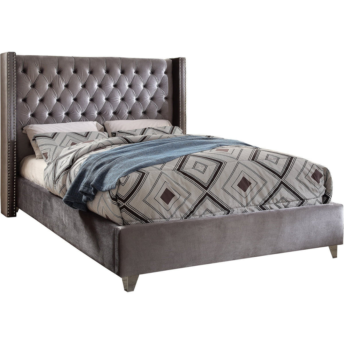 Velvet King Bed O62140