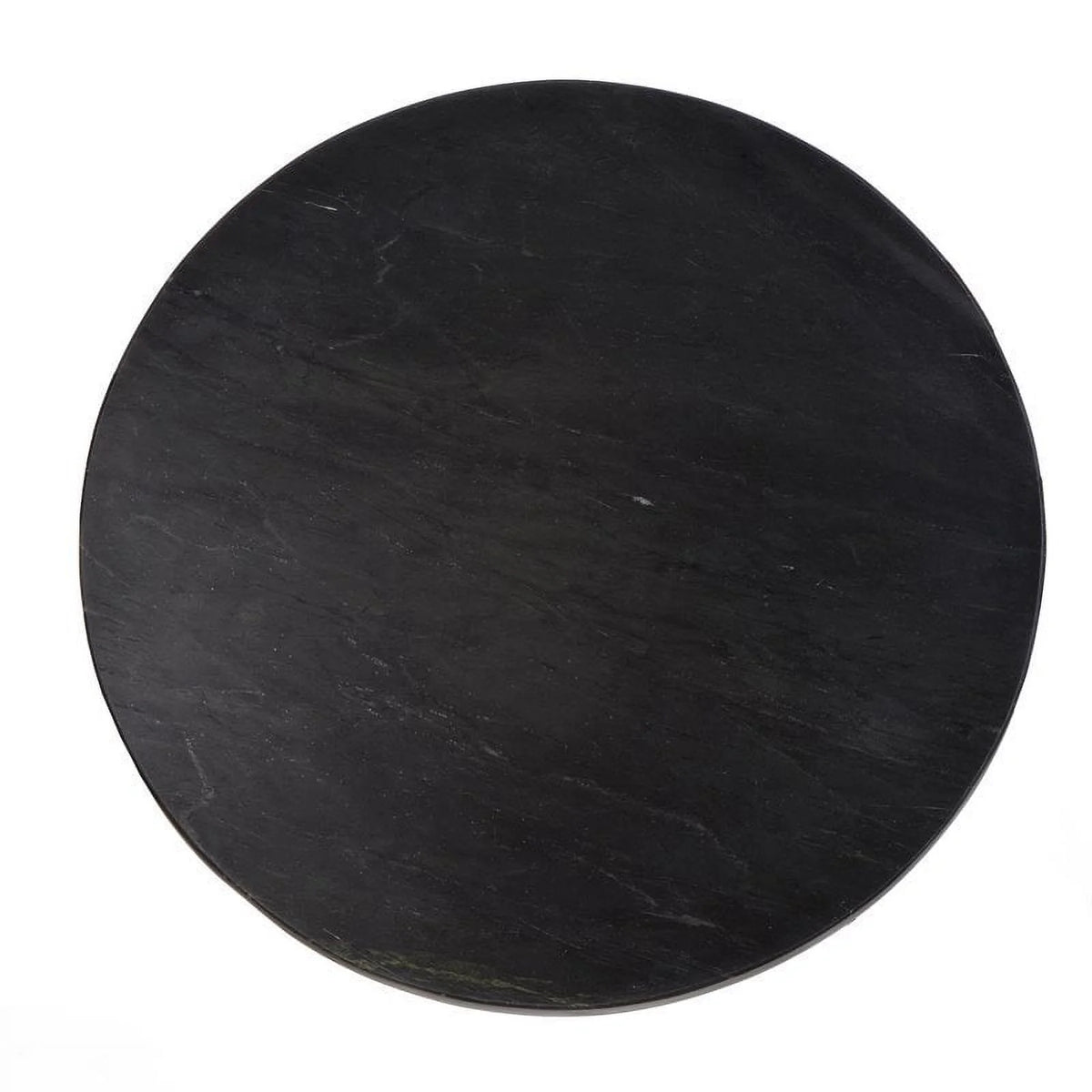 Black Marble Top Accent Table W76306