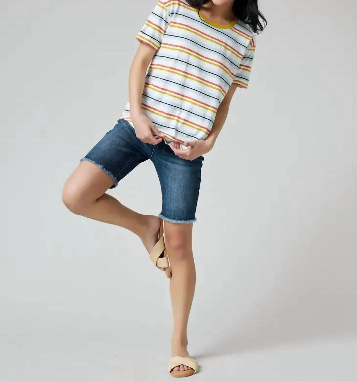 Stripe Tee Y4305