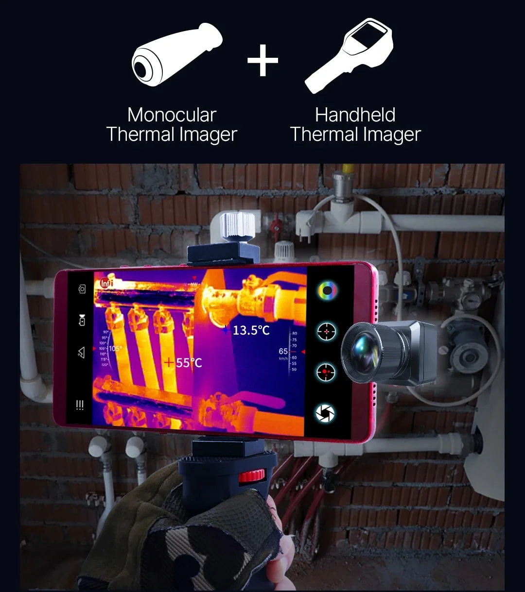 Thermal Imager 256x192 25Hz Infrared Camera J6625
