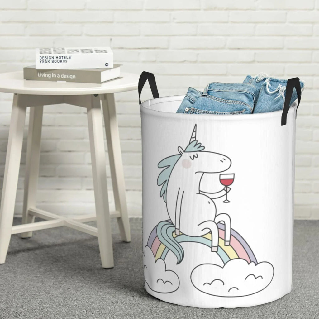 Waterproof Foldable Laundry Hamper with Handles J286129