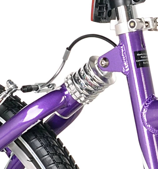 26 In. Purple Full Suspension Hybrid Bike E4329
