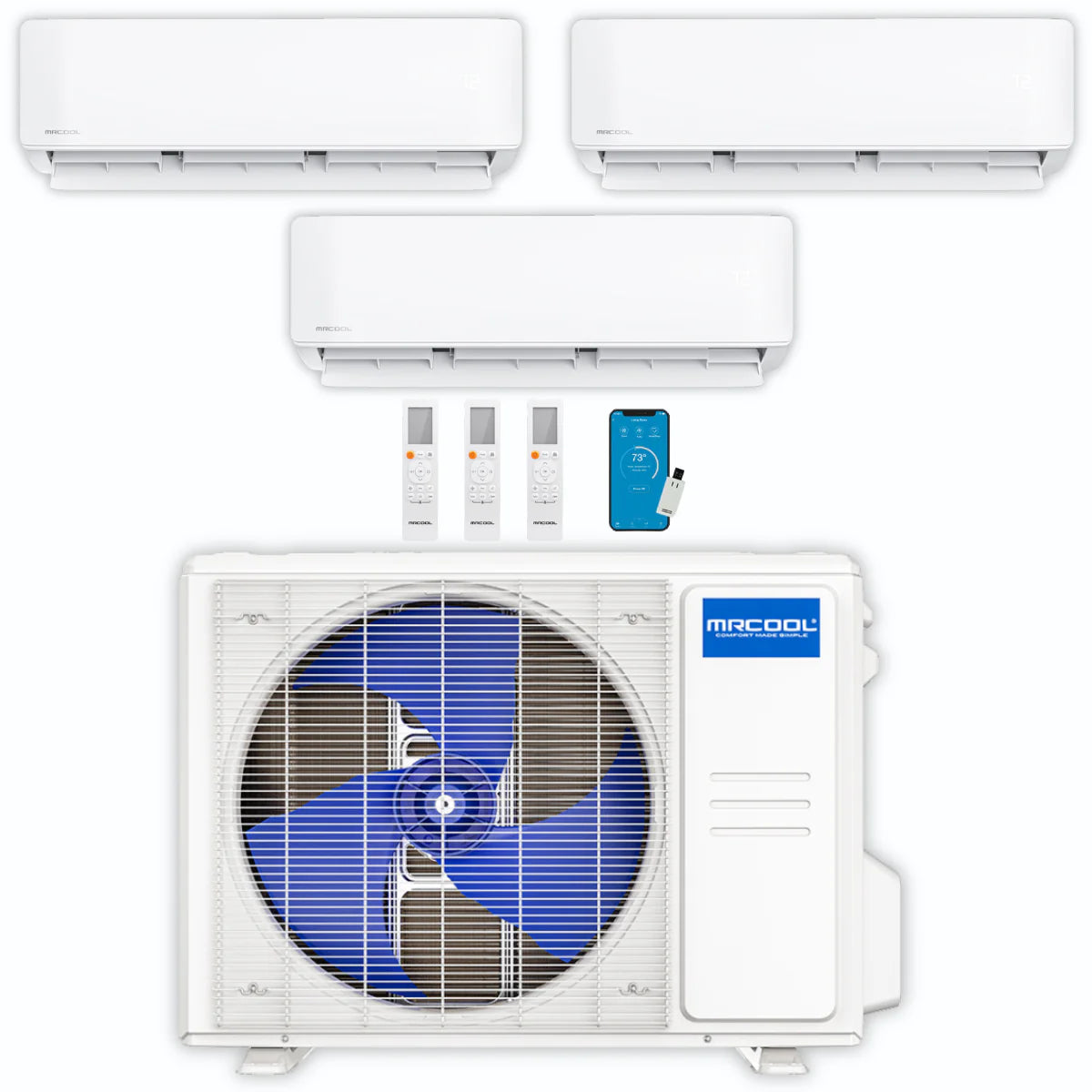 42,000 BTU 3 Zone Ductless Mini Split Air Conditioner and Heat Pump D53341
