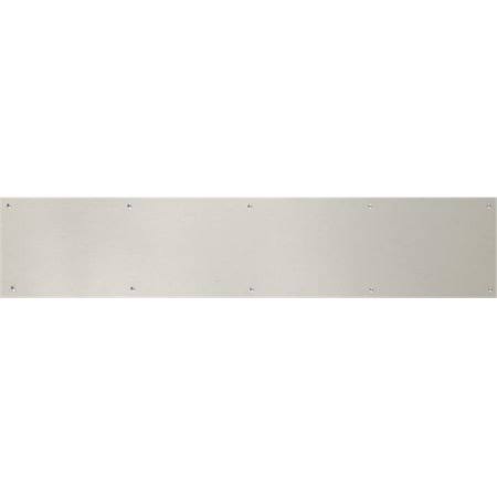 8 in. x 34 in. Satin Nickel-Aluminum Magnetic Mount Kick Plate Z674