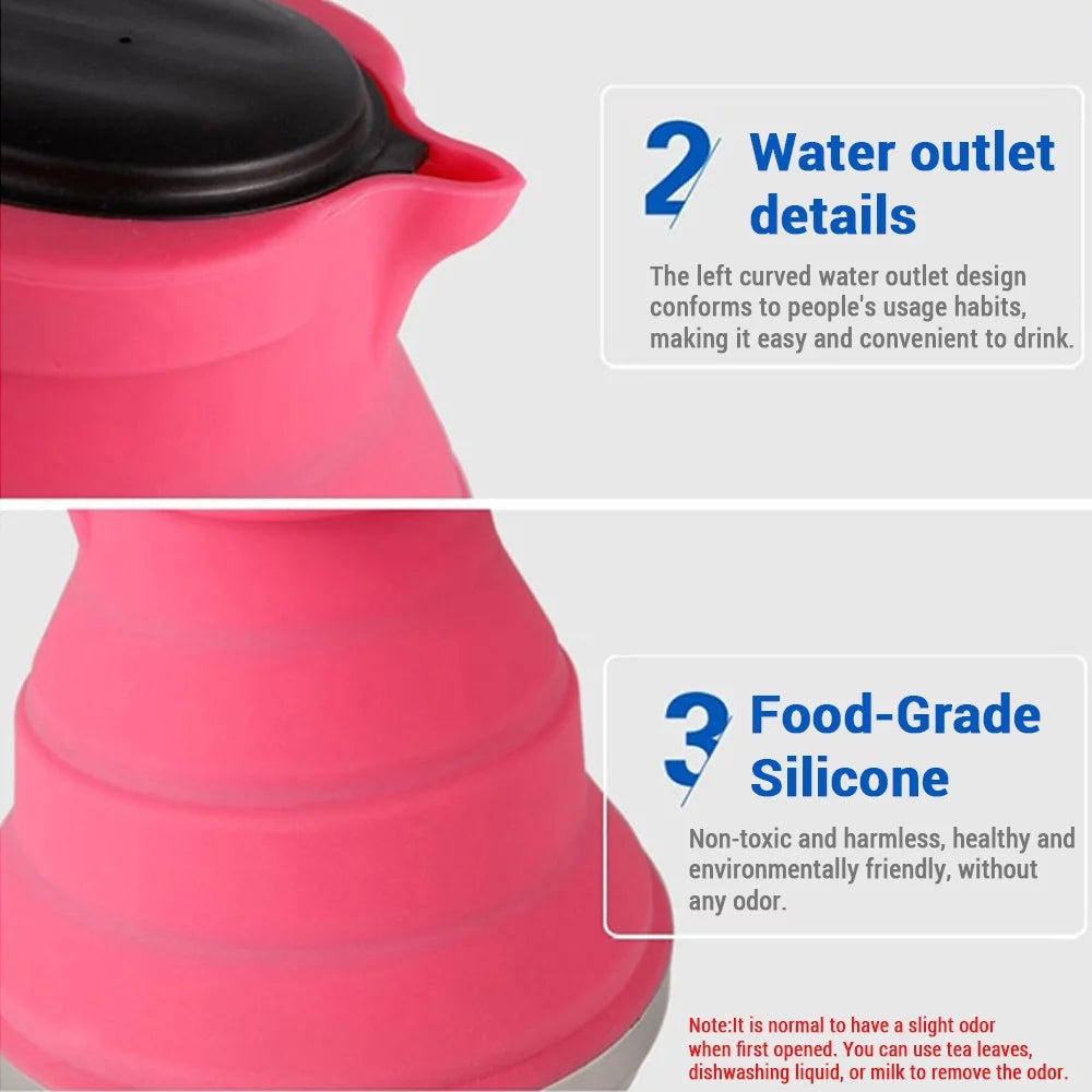 Foldable Silicone Kettle 1500ML Z61747