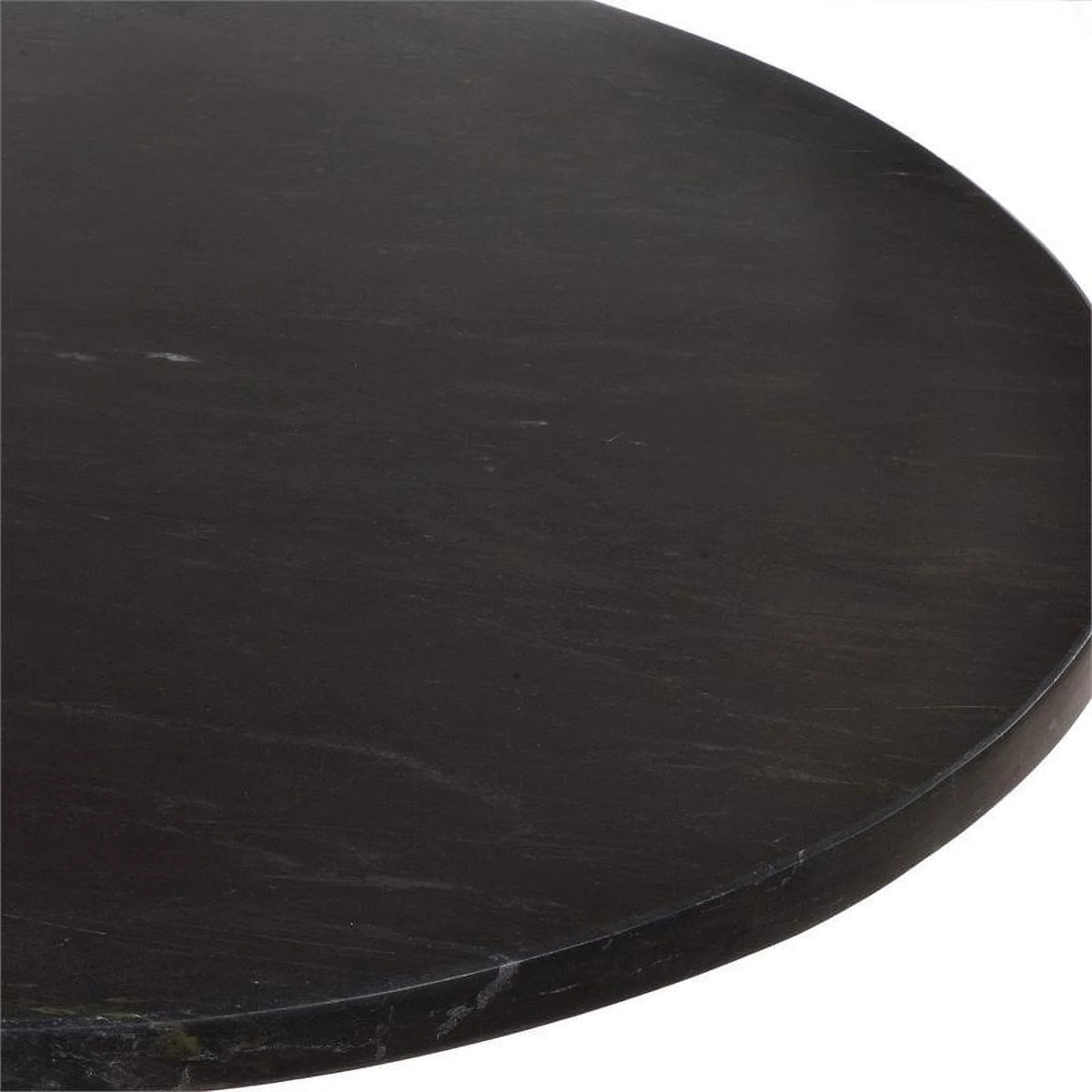Black Marble Top Accent Table W76306