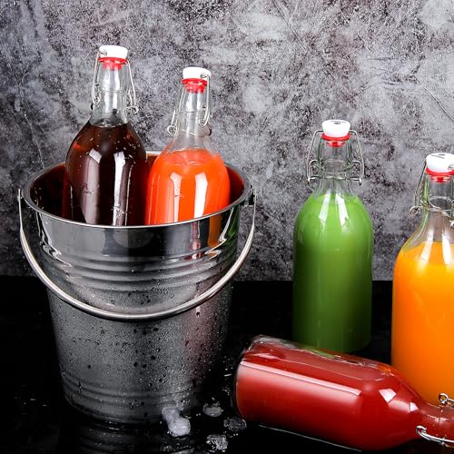 16 oz Glass Swing Top Bottles 6 Pack E975