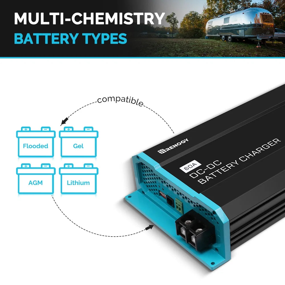 40A 12V DC to DC On-Board Battery Charger J730160