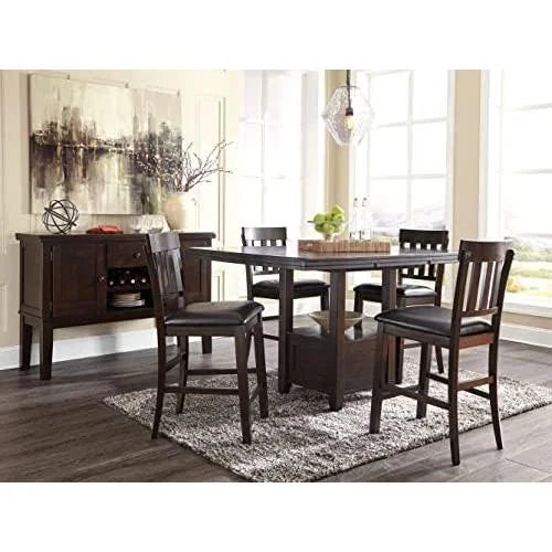 Dark Brown 36" Counter Height Dining Extension Table D23107