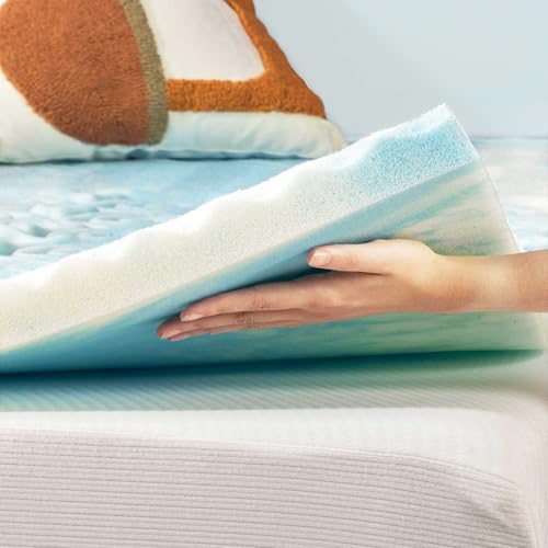 2 Inch Gel Memory Foam Mattress Topper, Full R68661