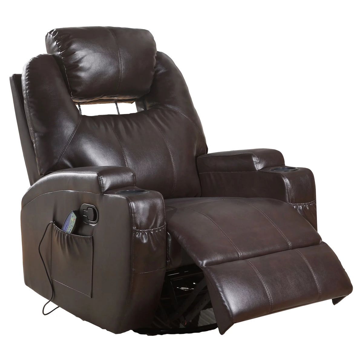 Brown Swivel Rocker Recliner K813072
