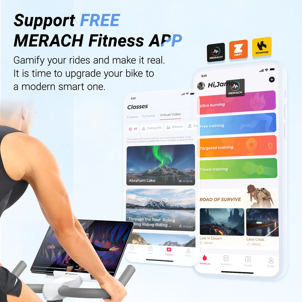 Stationary Exercise Bike Magnetic Bluetooth T137