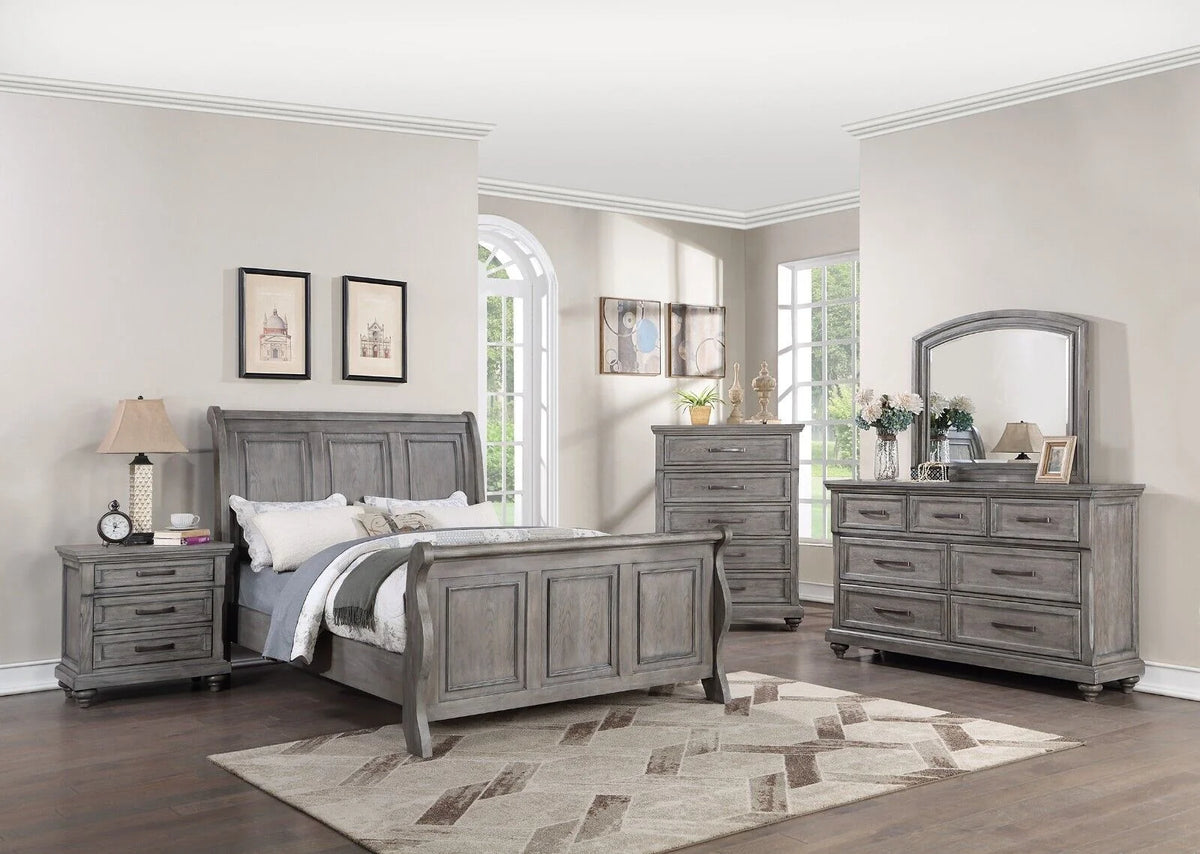 Cal King Size 4pc Bedroom Furniture Set L52378