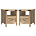 Engineered Wood End Table in Orchard Oak - Set of 2 B1423