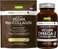Vegan Vanilla Collagen Protein Powder & Vegan Omega-3 Bundle J91973