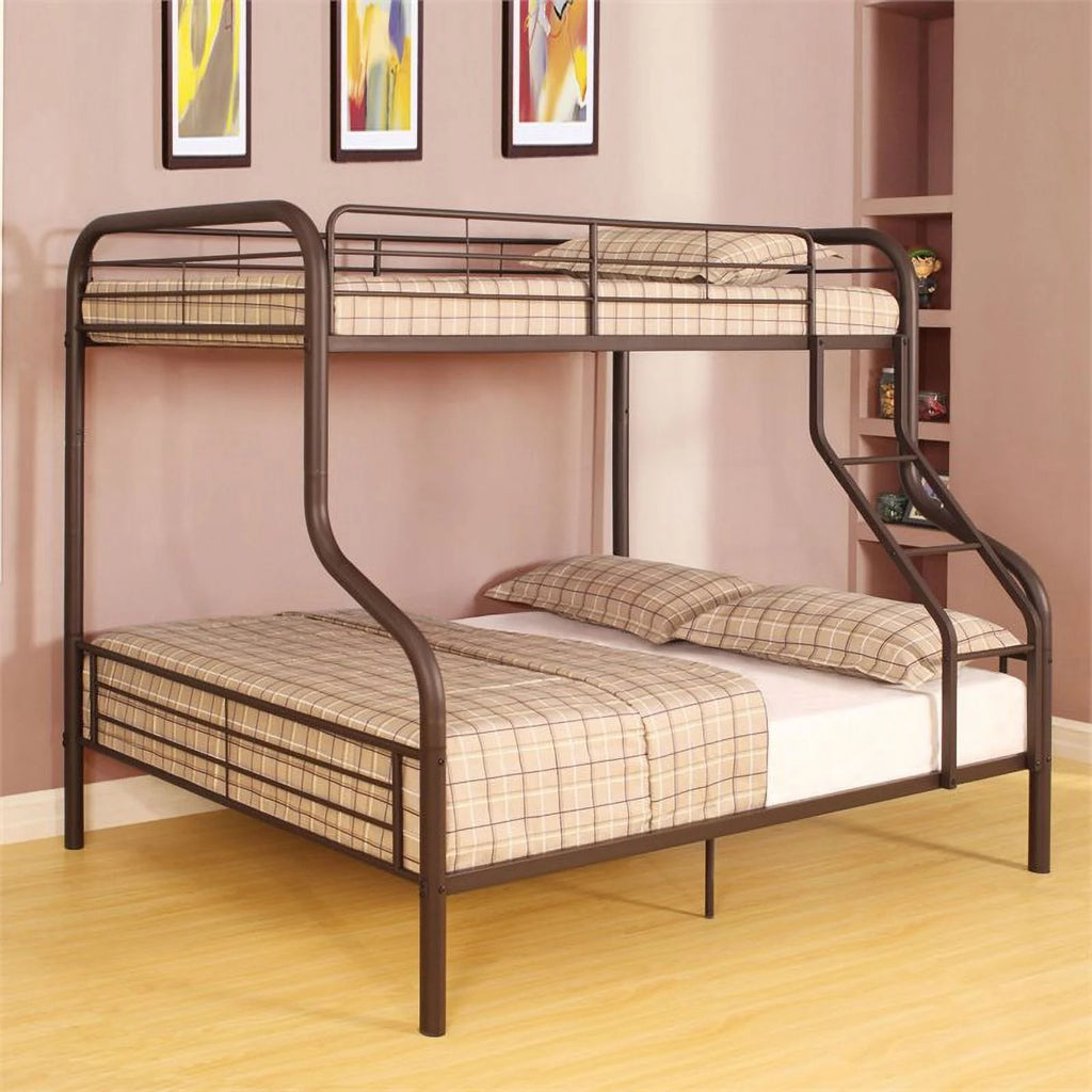 Sandy Black Metal Twin Over Full Bunk Bed O3697