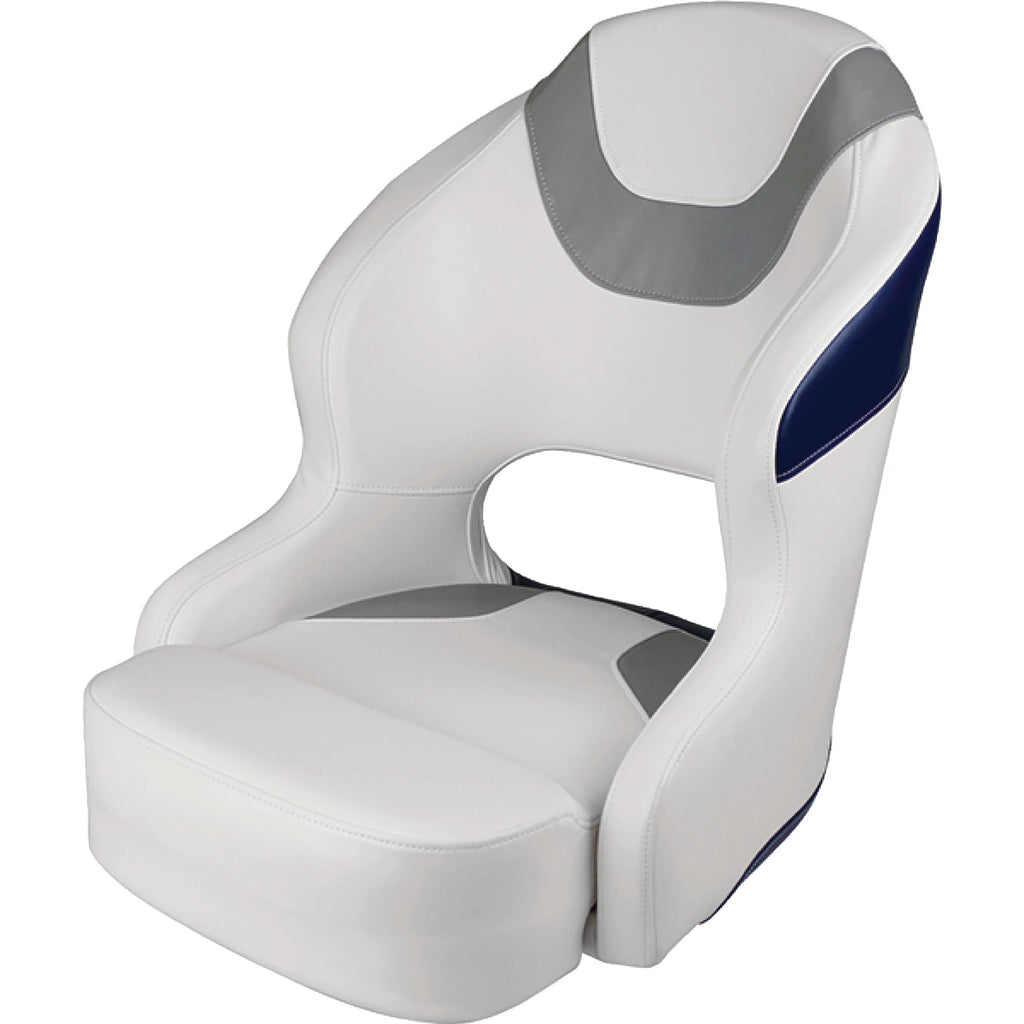 White Grey Navy Bucket Seat Y251732