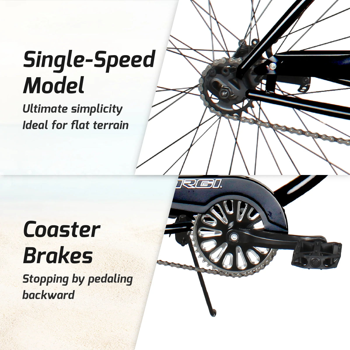 26 Beach Cruiser Bikes P2811
