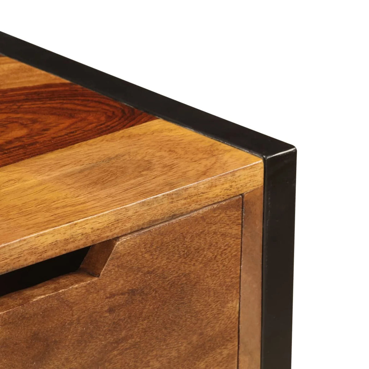 Solid Sheesham Wood Sideboard with 3 Drawers D314150