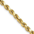 10 Karat Yellow Gold 4.9mm Rope Chain N55773