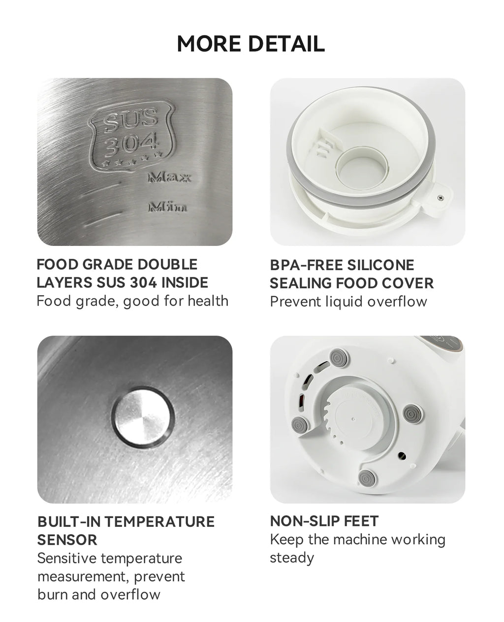 Soymilk Maker 1.0L 8 functions J7071